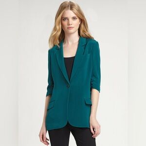 NWT Elizabeth and James Professional Silk Blazer